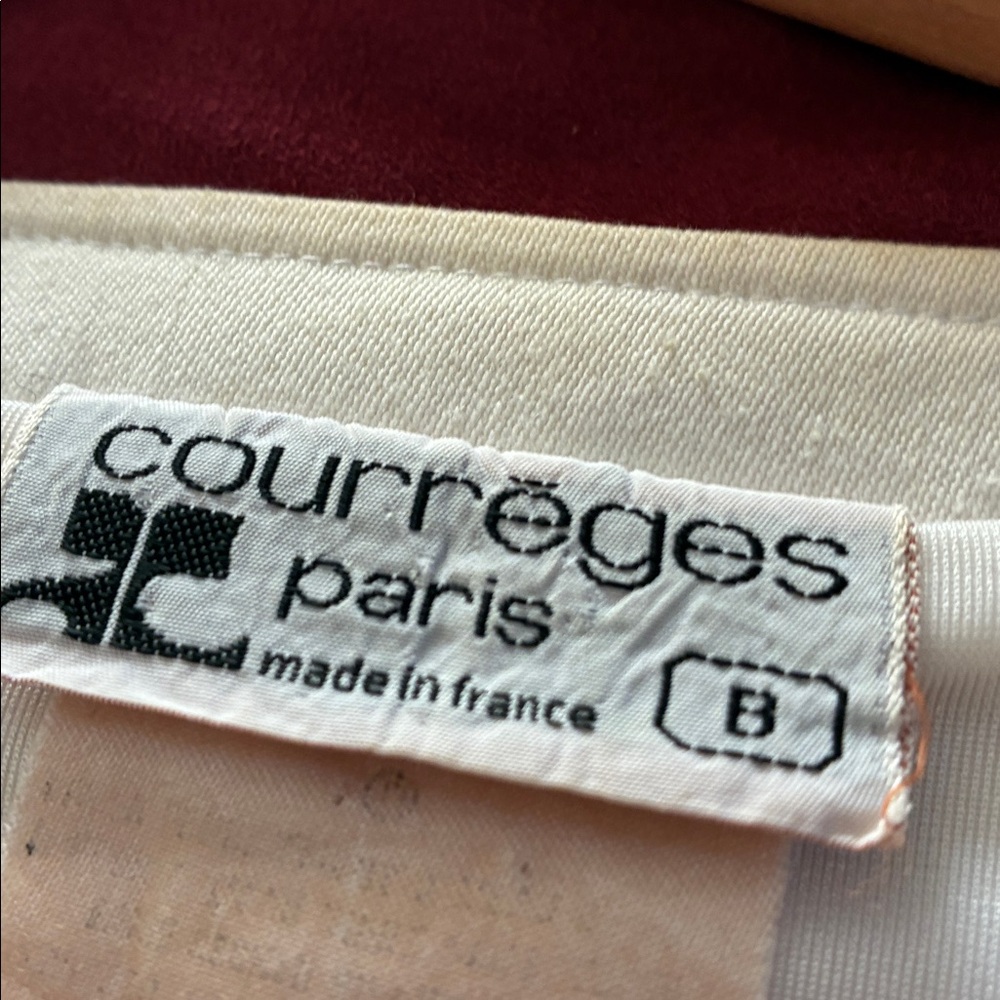 Courrèges Paris Women's Cream Jacket vintage